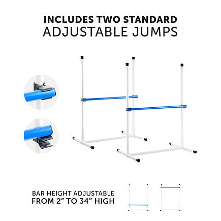 Better Sporting Dogs 7 Piece Deluxe Dog Agility Equipment Set - - by Better Sporting Dogs