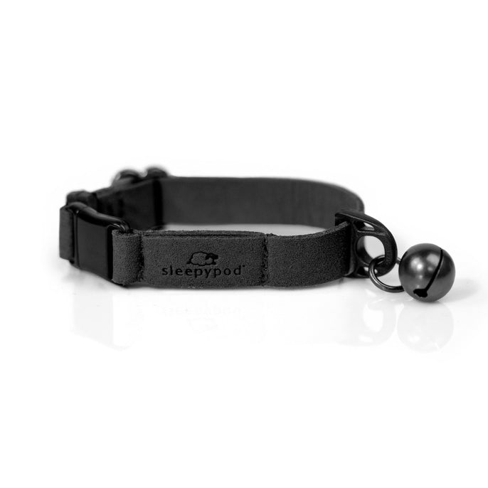 Sleepypod Comfort Suede Breakway Collar for Cats - Jet Black Suede - Collar by Sleepypod