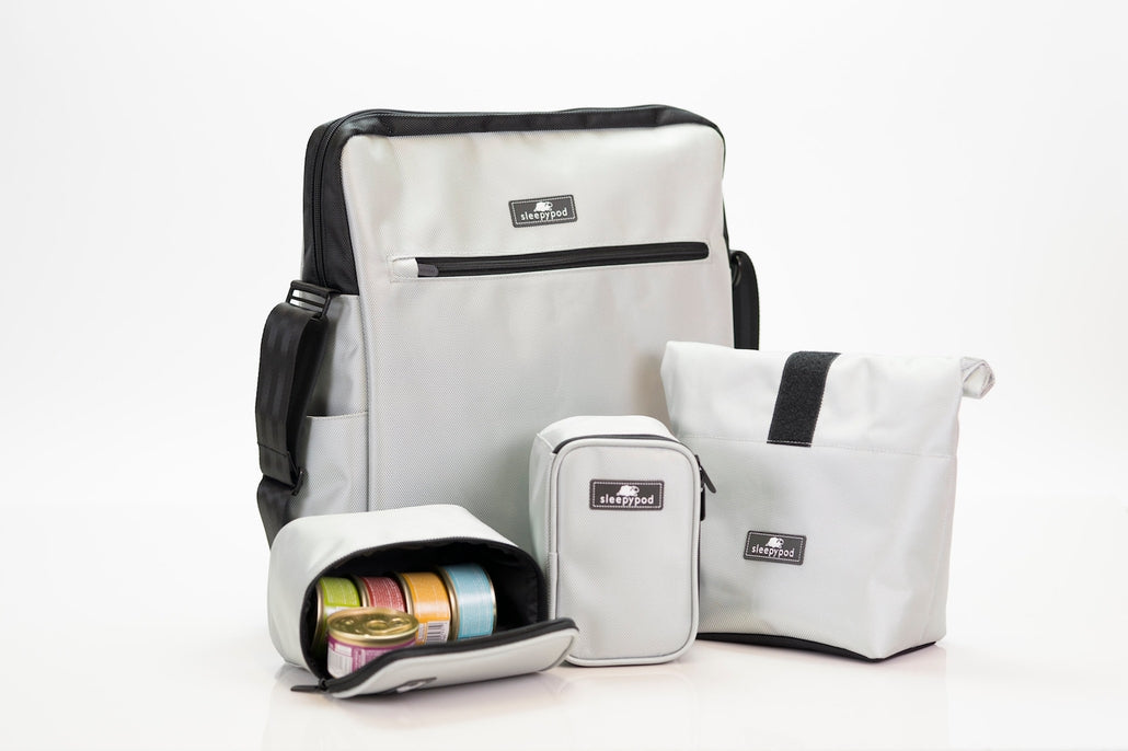 Sleepypod Go Travel Bag - Glacier Silver - by Sleepypod