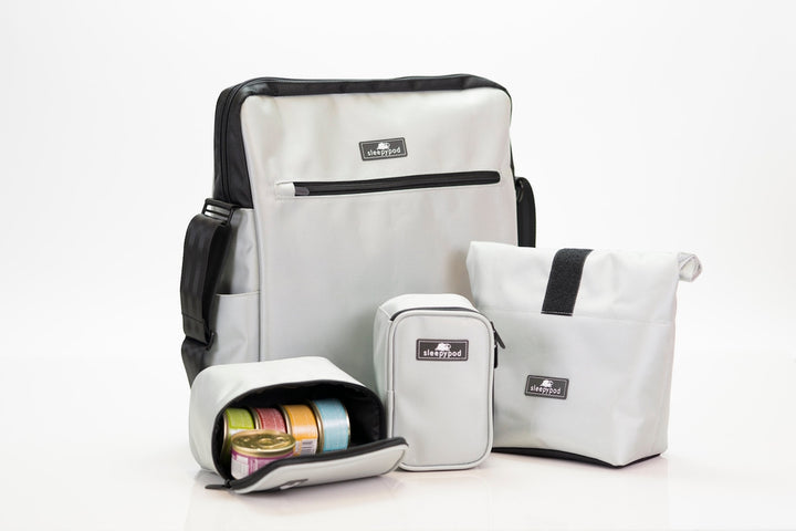 Sleepypod Go Travel Bag - Glacier Silver - by Sleepypod