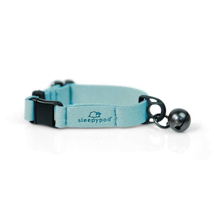 Sleepypod Comfort Suede Breakway Collar for Cats - Blue Lagoon Suede - Collar by Sleepypod
