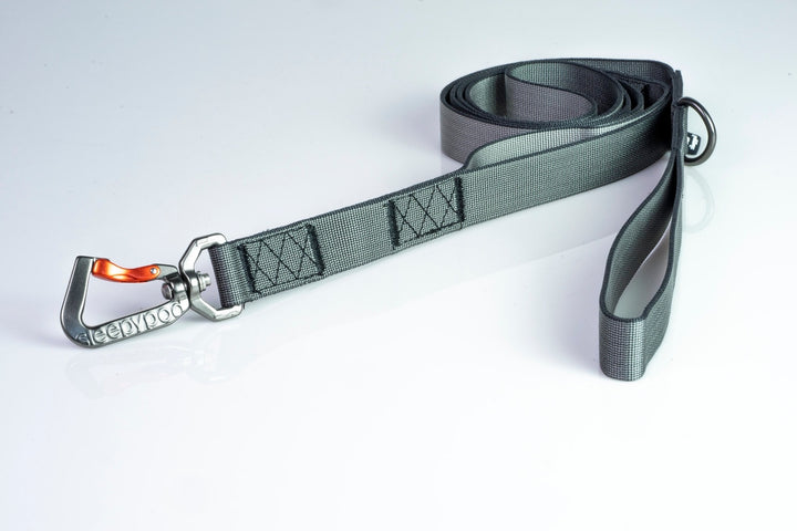 Sleepypod Power Leash - Charcoal Grey Chromaweave - Leash by Sleepypod
