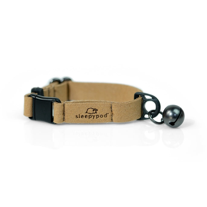 Sleepypod Comfort Suede Breakway Collar for Cats - Sand Dune Suede - Collar by Sleepypod