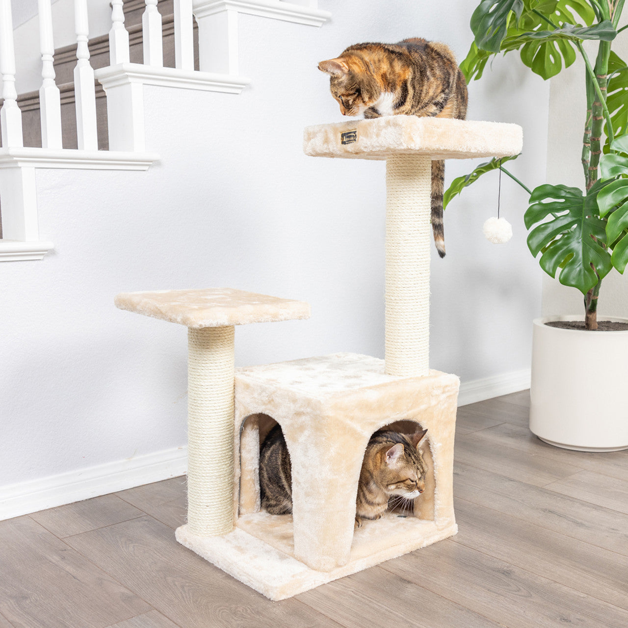 Armarkat 32" Classic Real Wood Cat Tree - - Cat Tree by Armarkat