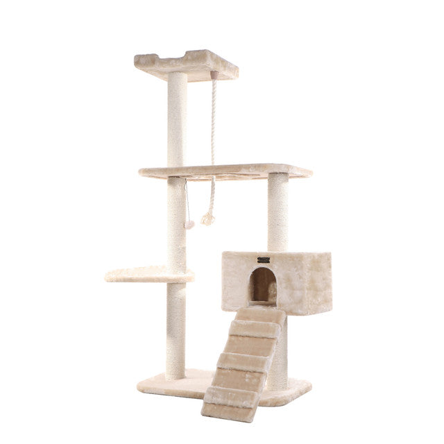 Armarkat 58" Natural Sisal Real Wood Scratching Cat Tree - - Cat Tree by Armarkat