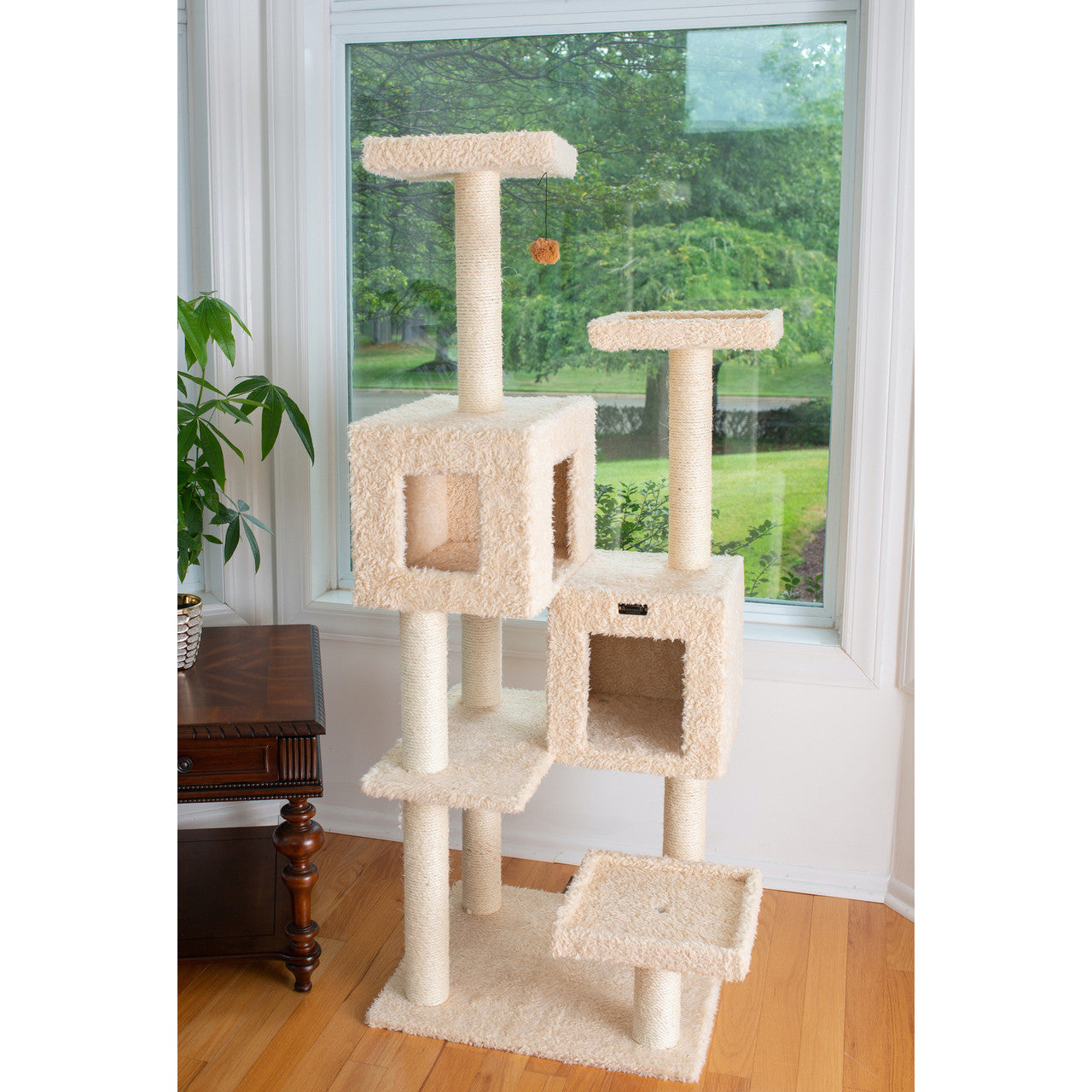 Armarkat 67" Multi-Level Real Wood Cat Tree with Two Condos - - Cat Tree by Armarkat