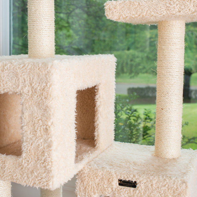 Armarkat 67" Multi-Level Real Wood Cat Tree with Two Condos - - Cat Tree by Armarkat