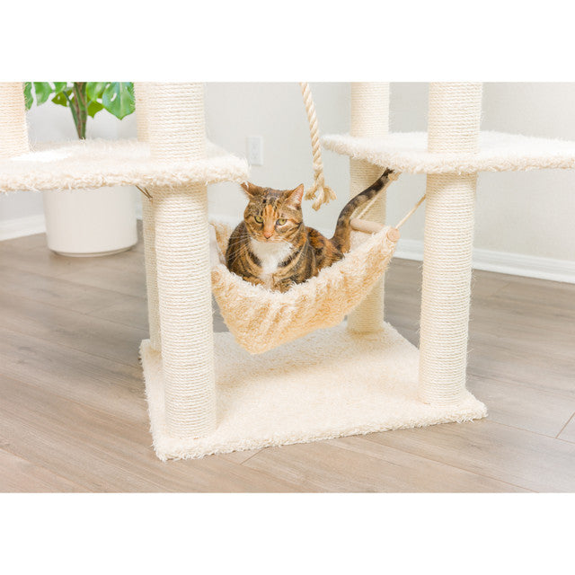 Armarkat 69" Multi-Level Real Wood Cat Tree with Hammock Bed and Climbing Center - - Cat Tree by Armarkat