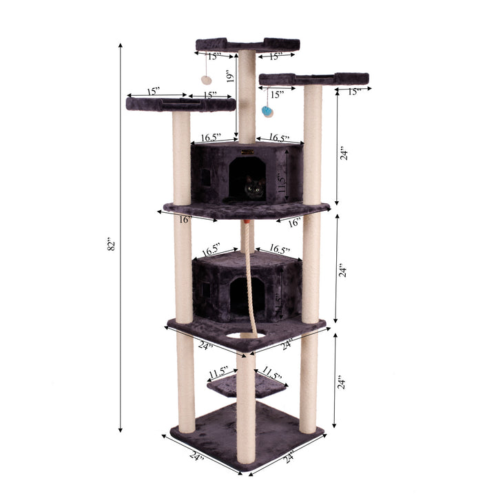Armarkat 82" Multi-Level Big Cat Tree - - Cat Tree by Armarkat