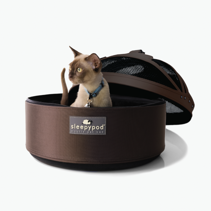 Sleepypod Mobile Pet Bed - Dark Chocolate - Pet Carrier by Sleepypod