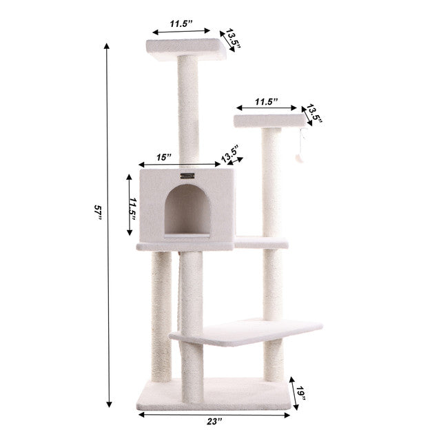 Armarkat Ivory 57" Cat Tree - - Cat Tree by Armarkat