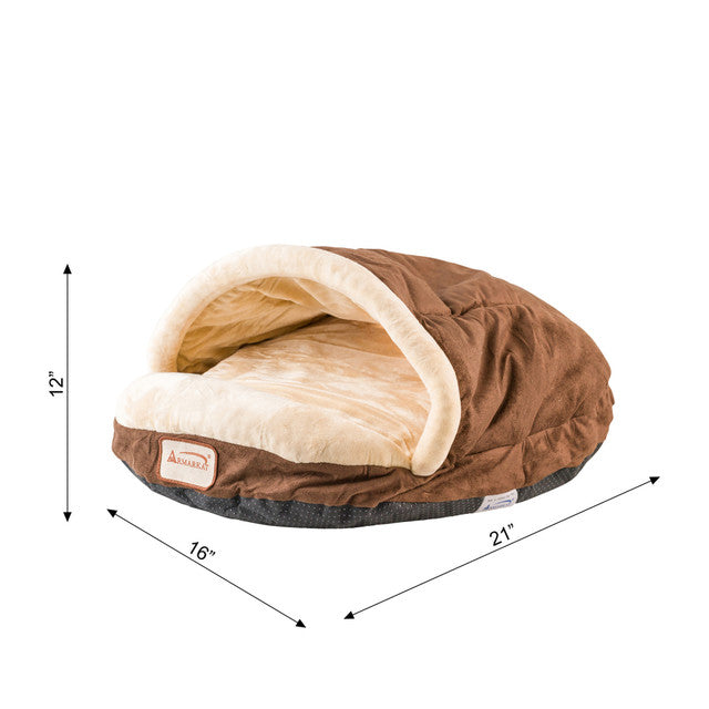 Armarkat Slipper Shape Cat Bed - Mocha/Beige - - Cat Beds by Armarkat
