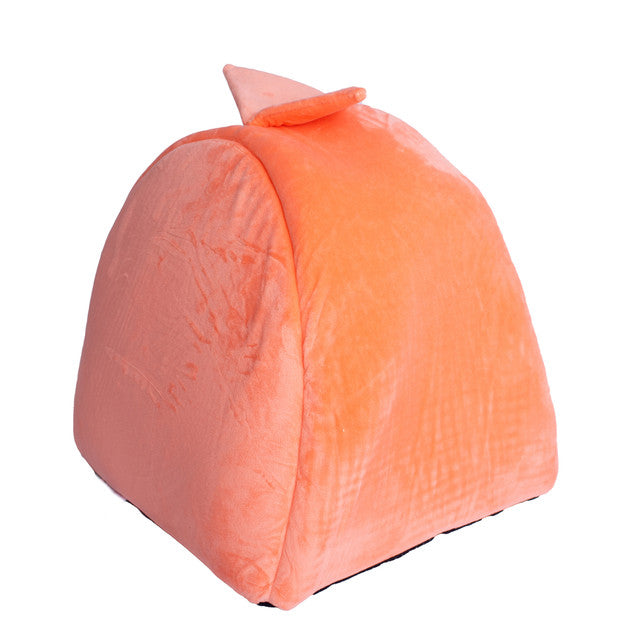 Armarkat Cat Cave - Orange/Ivory - - Cat Beds by Armarkat