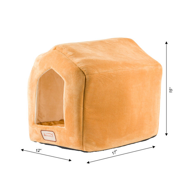 Armarkat Small Indoor Cat House - Earth Brown/Beige - - Cat Beds by Armarkat