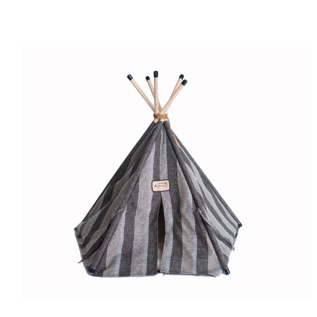 Armarkat Cat Bed Teepee Style - Striped Pattern - - Cat Beds by Armarkat