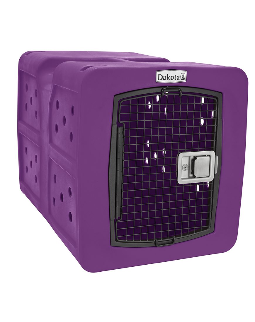 Dakota283 G3 Large Framed Kennel - Purple No Antimicrobial Protection - Dog crates by Dakota 283