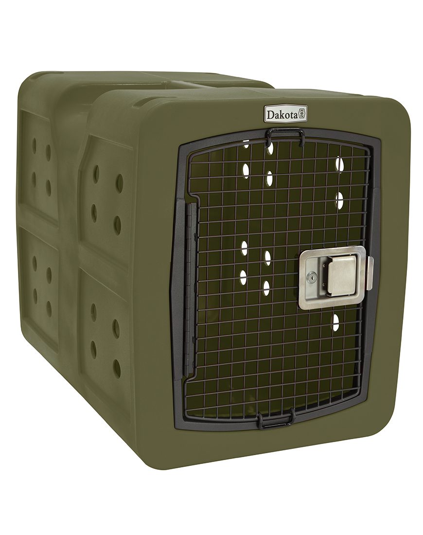 Dakota283 G3 Medium Framed Kennel - Olive No Antimicrobial Protection - Dog crates by Dakota 283