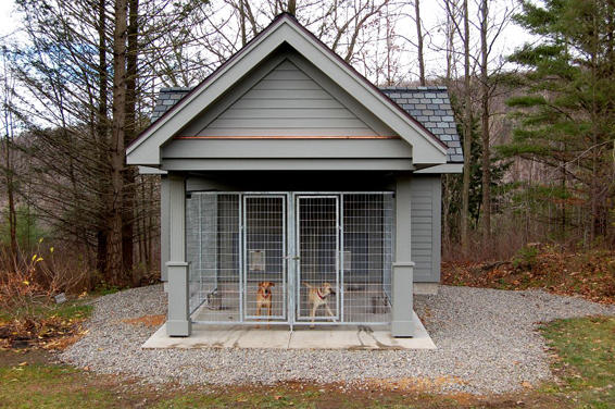 TK Products Complete 4’W Kennel w/8-3” Stainless steel bolt assemblies - - Dog Kennels & Runs by TK Products