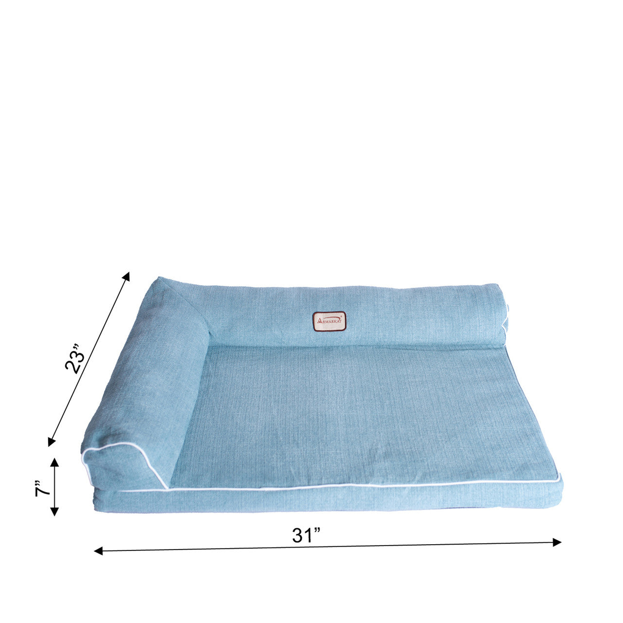 Armarkat Medium Bolstered Dog Bed with Poly Fill Cushion - - Dog bed by Armarkat