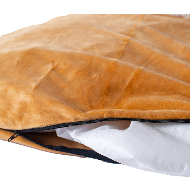 Armarkat Bolstered Large Dog Bed and Mat - Brown - - Dog bed by Armarkat