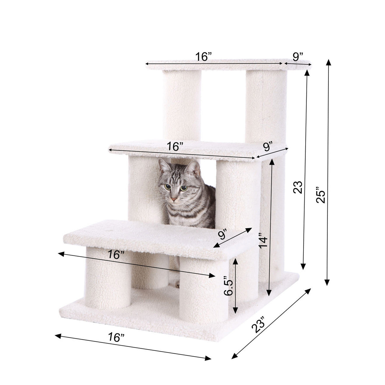 Armarkat 25" Cat Steps/Stairs - - Cat Tree by Armarkat