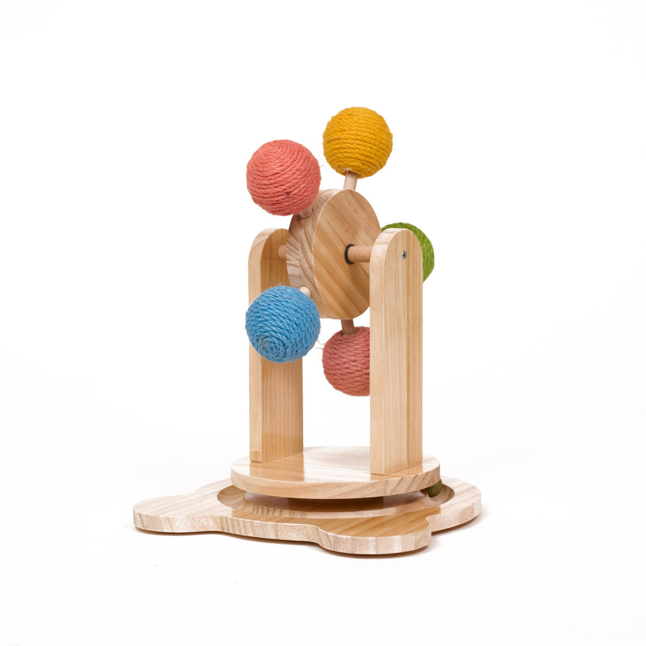 Armarkat Complete Interactive Play Center: Pinewood Ferris Wheel Cat Toy - - Cat Toy by Armarkat