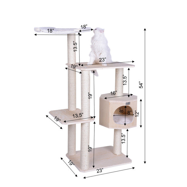 Armarkat 54" Premium 3-Level Cat Tree - - Cat Tree by Armarkat