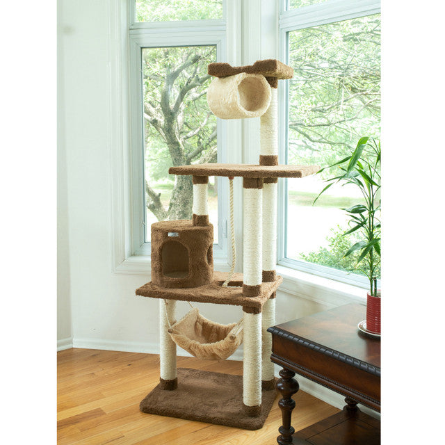 Armarkat 70" Cat Tree with Scratch Posts and Hammock - - Cat Tree by Armarkat