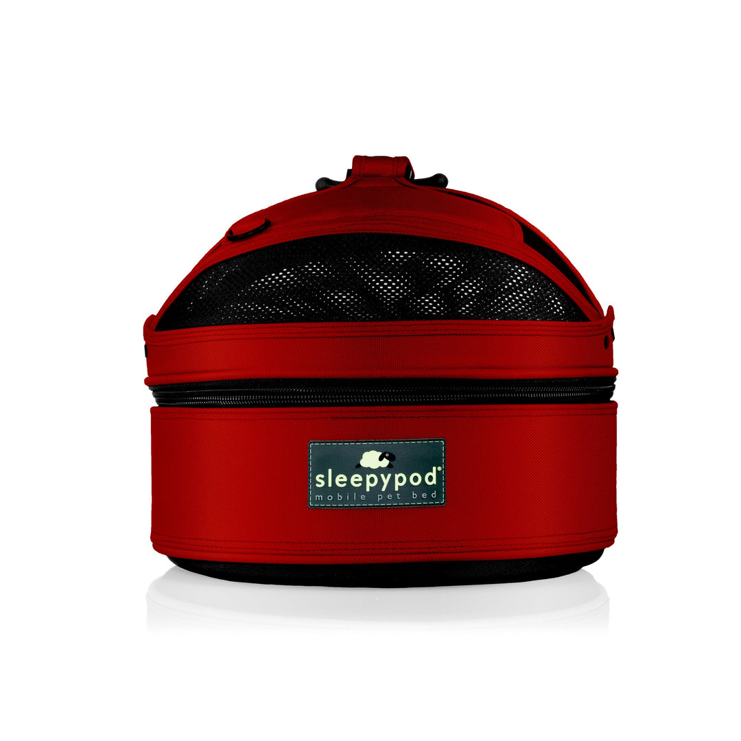 Sleepypod Mini Mobile Pet Bed - Strawberry Red - Pet Carrier by Sleepypod