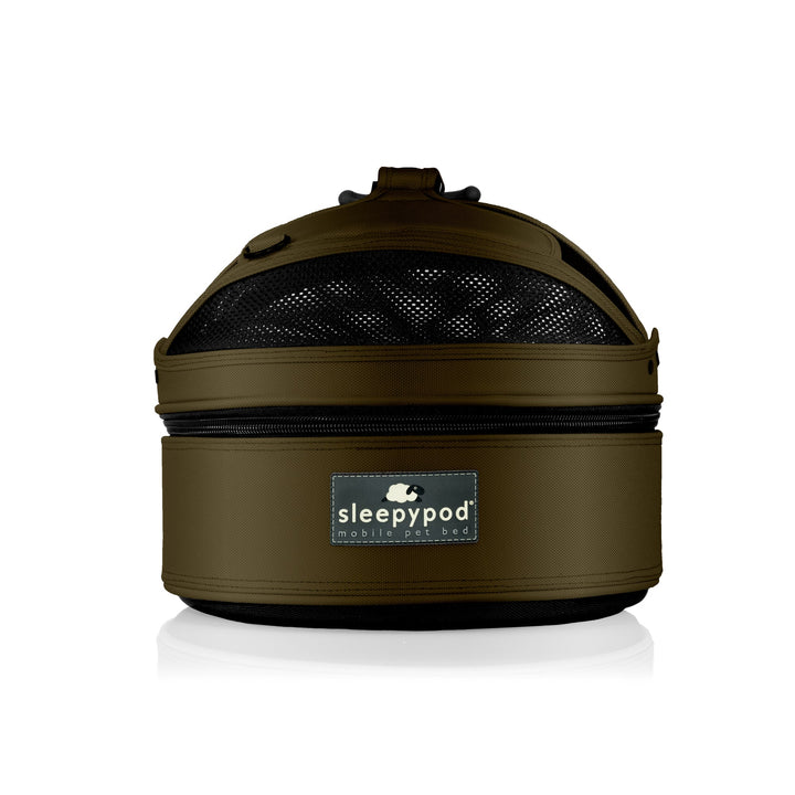 Sleepypod Mini Mobile Pet Bed - Olive Green - Pet Carrier by Sleepypod