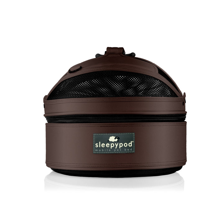 Sleepypod Mini Mobile Pet Bed - Dark Chocolate - Pet Carrier by Sleepypod