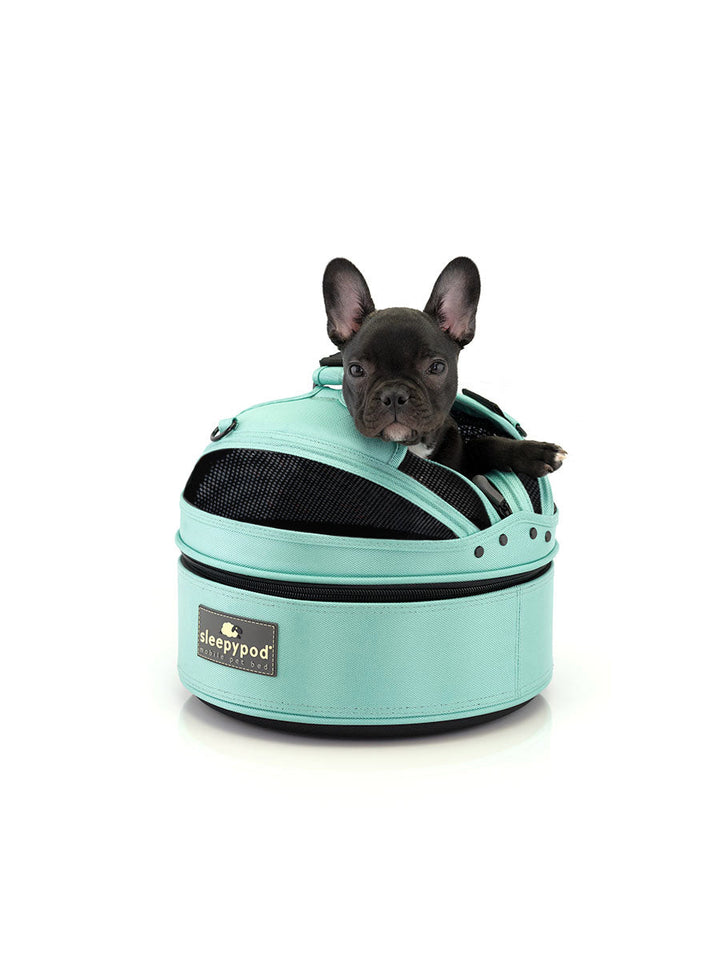 Sleepypod Mini Mobile Pet Bed - Robin Egg Blue - Pet Carrier by Sleepypod