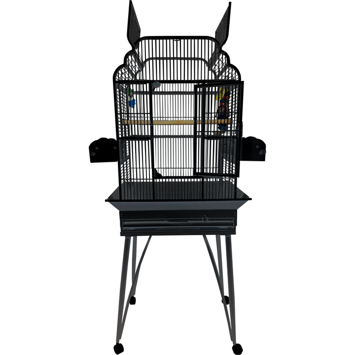 A&E Small Victorian Open Top - Black - Bird cage by A&E