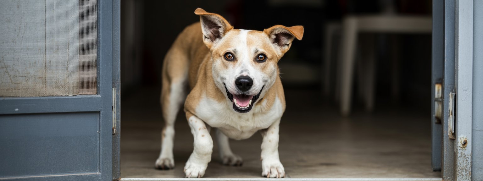 Screen Mounted Pet Doors
