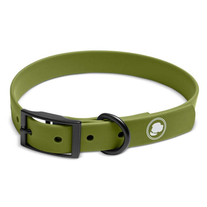 The Modern Dog Company - Olive Green Collar (Weather + Odor Resistant) - - by The Modern Dog Company Store