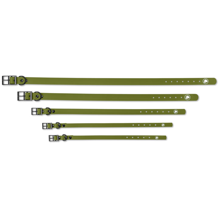 The Modern Dog Company - Olive Green Collar (Weather + Odor Resistant) - - by The Modern Dog Company Store
