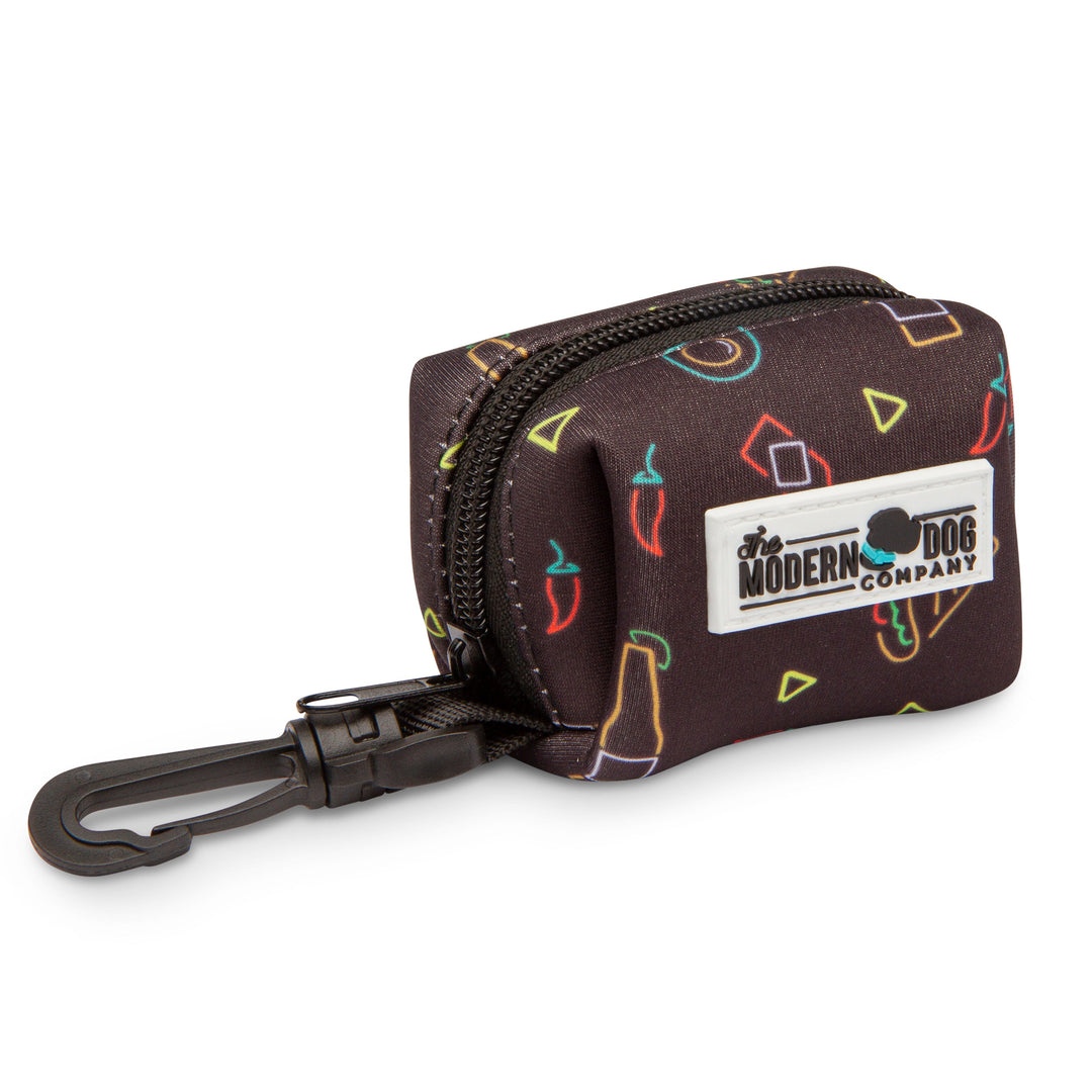 The Modern Dog Company - Retro Taco Tuesday Poop Bag Holder - - by The Modern Dog Company Store