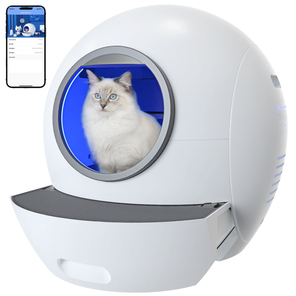 Els Pet Spaceship Self Cleaning Litter Box - - by Els Pet