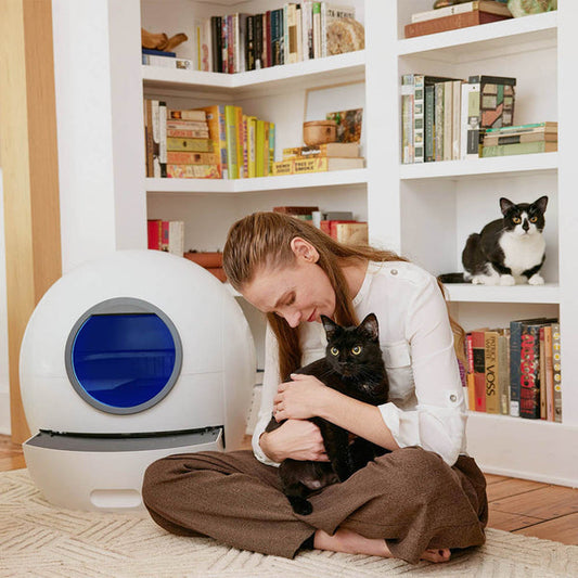 Els Pet Spaceship Self Cleaning Litter Box