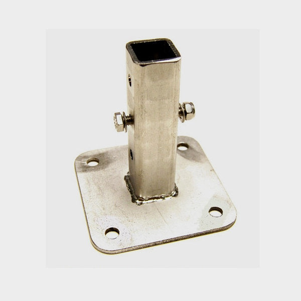 TK Products Adjustable Leg Insert, Stainless Steel, w/bolt and nut. - - Dog Kennels & Runs Accessories by TK Products