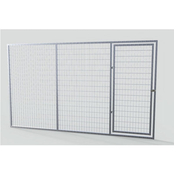 TK Products Door Panel and Stainless Steel Handle - 10’x6′ w 30″ Door - Dog Kennels & Runs Accessories by TK Products