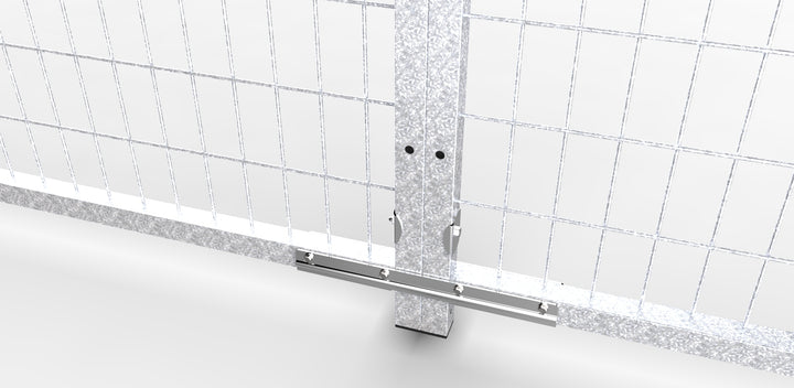 TK Products Panel to Panel Coupling Assembly w – 8 14 x 3/4″ Self-drilling Stainless Steel Screws - - Dog Kennels & Runs Accessories by TK Products