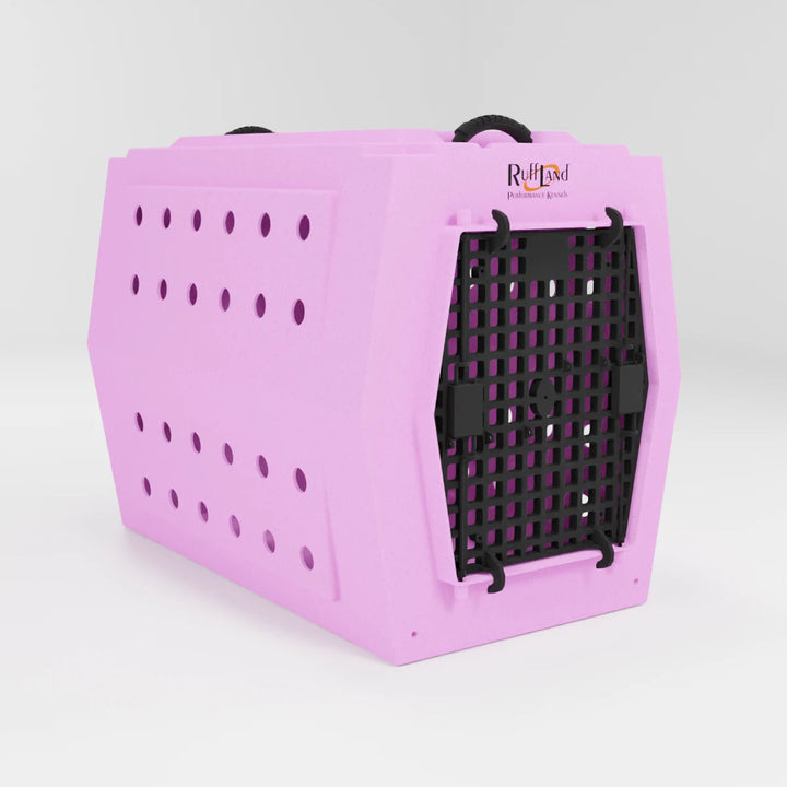 RuffLand Large Kennel - Light Pink Single Door - Dog crates by Ruff Land Performance Kennels