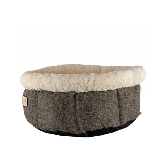 Armarkat Cozy Cat Bed - Beige/Gray - - Cat Beds by Armarkat