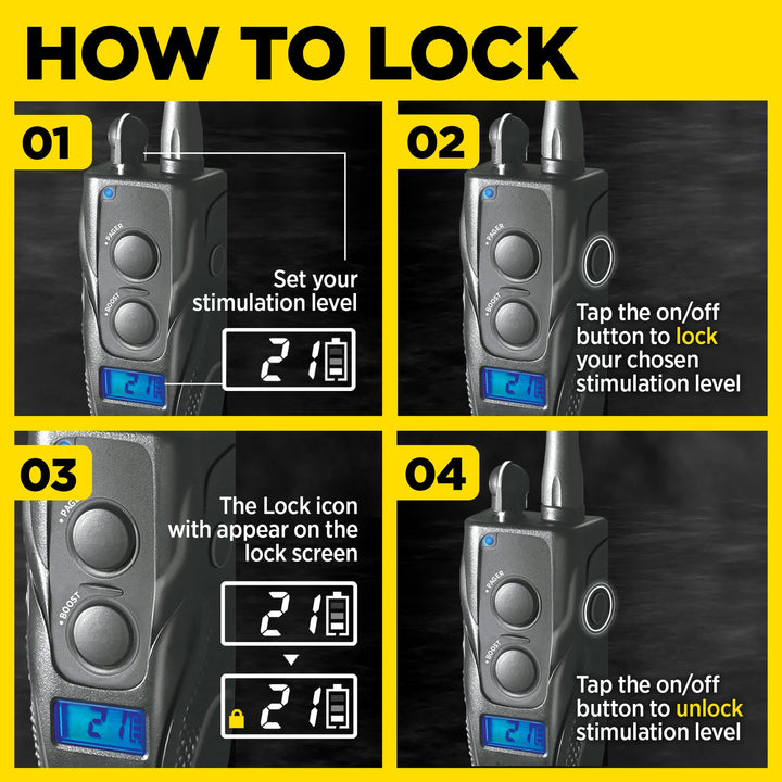 Dogtra 1900S Black Edition Boost & Lock E-Collar - - by Dogtra