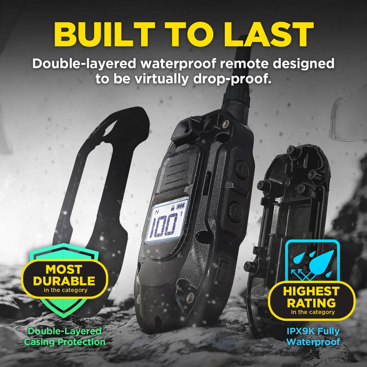 Dogtra 1900X Black Edition 1-Dog Unit E-Collar - - by Dogtra