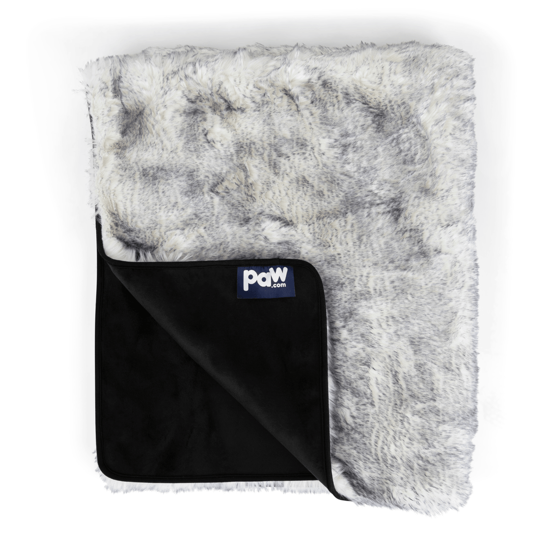 PupProtector™ Luxe Waterproof Faux Fur Blanket - Ultra Plush Arctic Fox - - Dog Blanket by Paw.com