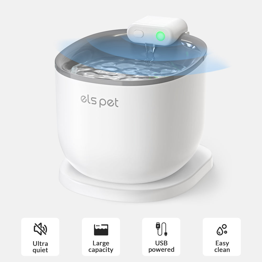 Els Pet Wireless And Automatic Cat Water Fountain