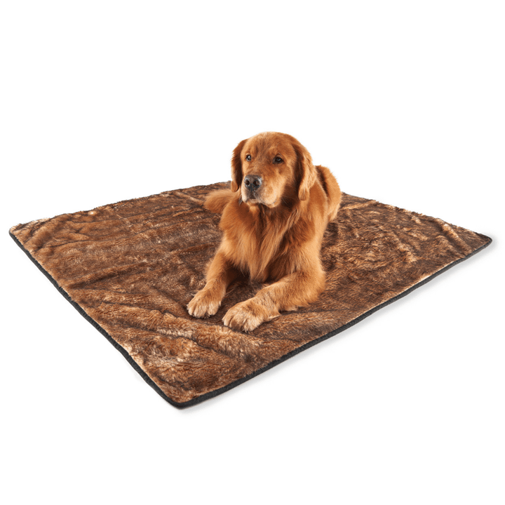 PupProtector™ Short Fur Waterproof Throw Blanket - Sable Tan - - Dog Blanket by Paw.com