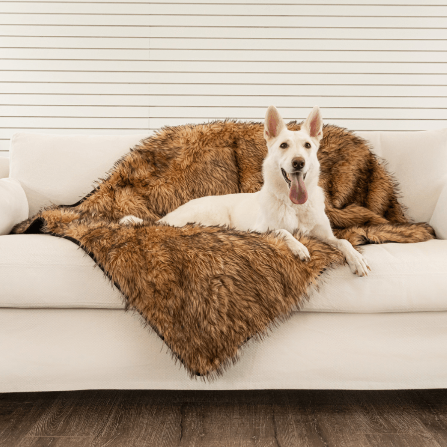 PupProtector™ Waterproof Throw Blanket - Sable Tan - - Dog Blanket by Paw.com